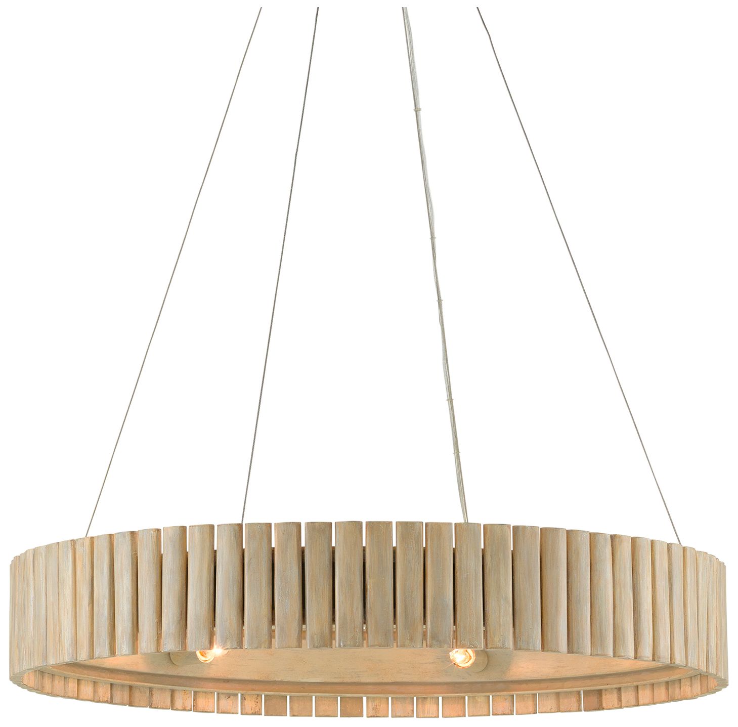 Image 2 Currey & Company Tetterby 31" Wide Light Taupe Chandelier