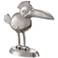 Currey and Company Toucan 10 1/2"W Nickel Bird Sculpture