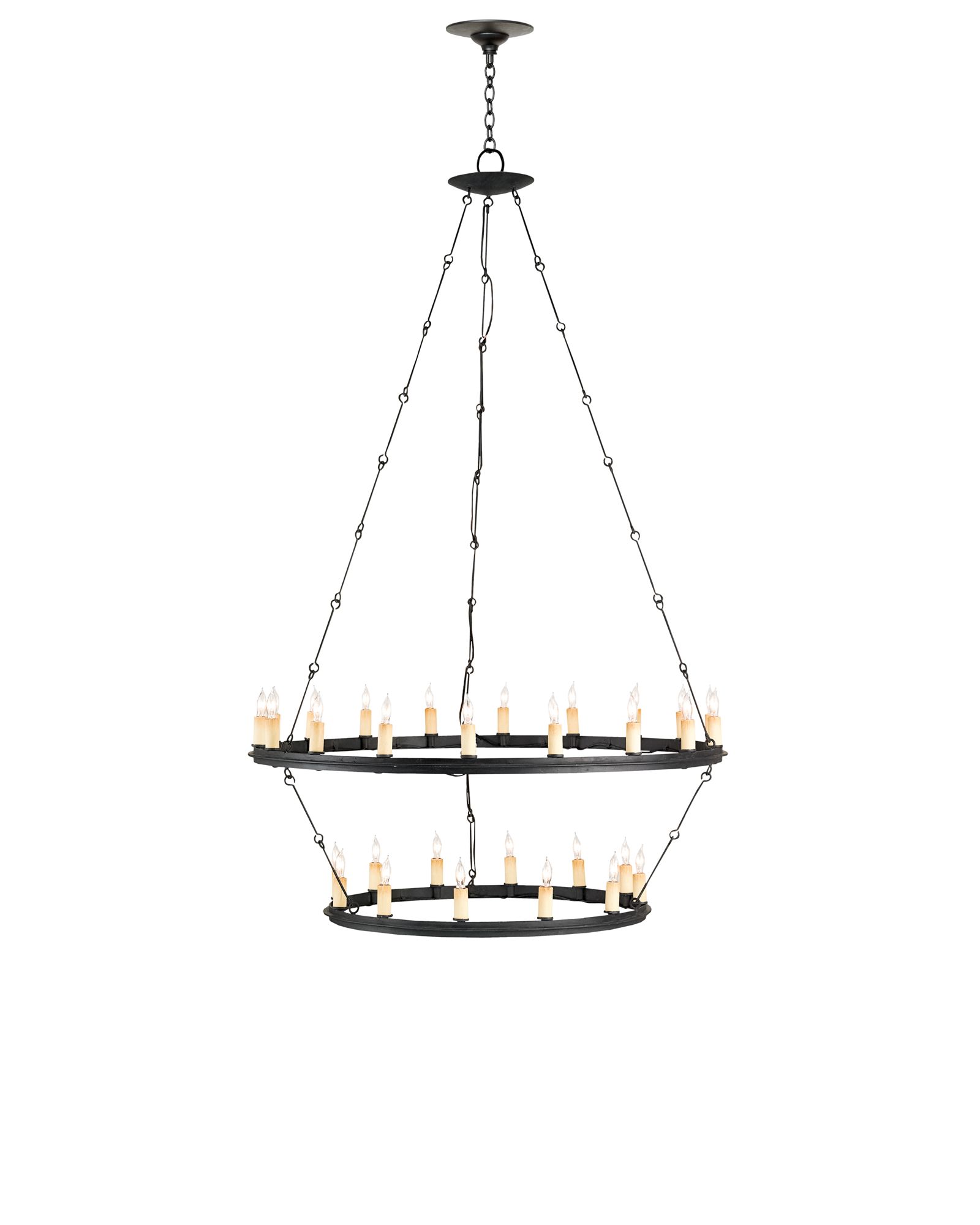 Image 3 Currey & Company Toulouse 33" 30-Light Chandelier more views