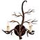 Currey and Company Treetop 14" High Old Iron Wall Sconce