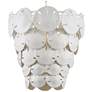 4_Currey & Company Tulum 20" Wide White Shell Coastal Chandelier more views