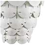 5_Currey & Company Tulum 20" Wide White Shell Coastal Chandelier more views