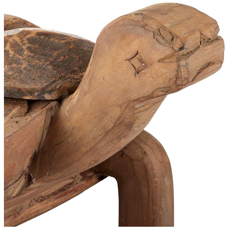 Image 5 Currey & Company Turtle Set of 3 Wooden Turtles more views
