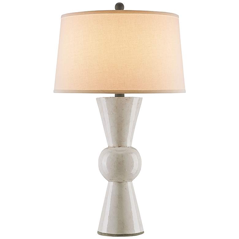 Image 1 Currey &amp; Company Upbeat Antique White Table Lamp