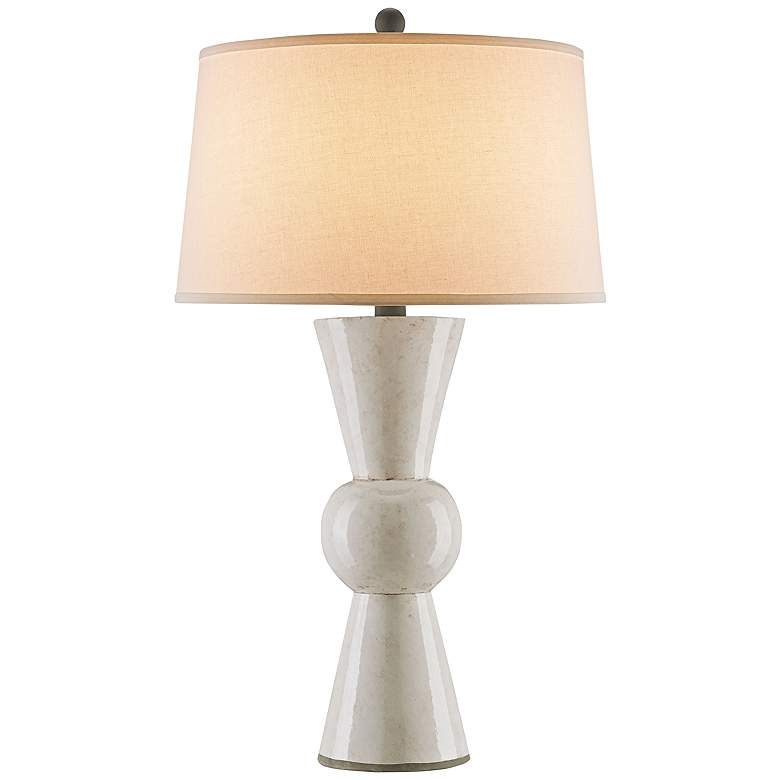 Image 1 Currey & Company Upbeat Antique White Table Lamp