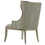 2_Currey & Company Upholstered Garson Silver Armchair, Fresh Files Linen more views