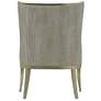 3_Currey & Company Upholstered Garson Silver Armchair, Fresh Files Linen more views