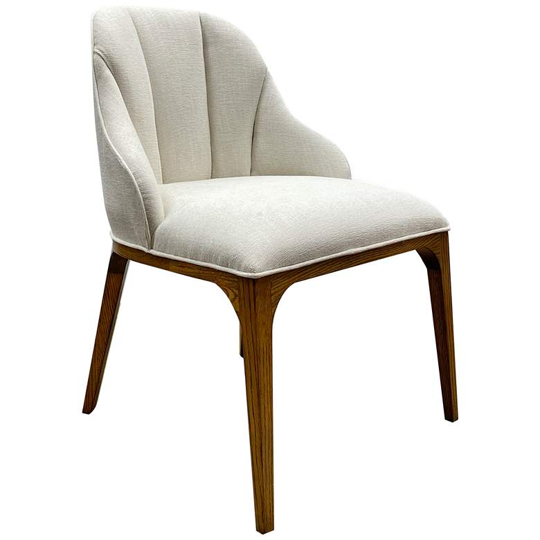 Image 1 Currey &#38; Company Upholstered Inga Dining Chair, Adena Parchment