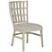 Currey & Company Upholstered Norene Gray Dining Chair, Demetria Parchme