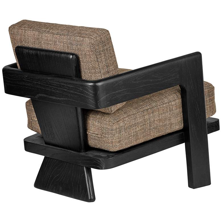 Image 1 Currey & Company Upholstered Theo Lounge Chair, Rig Otter