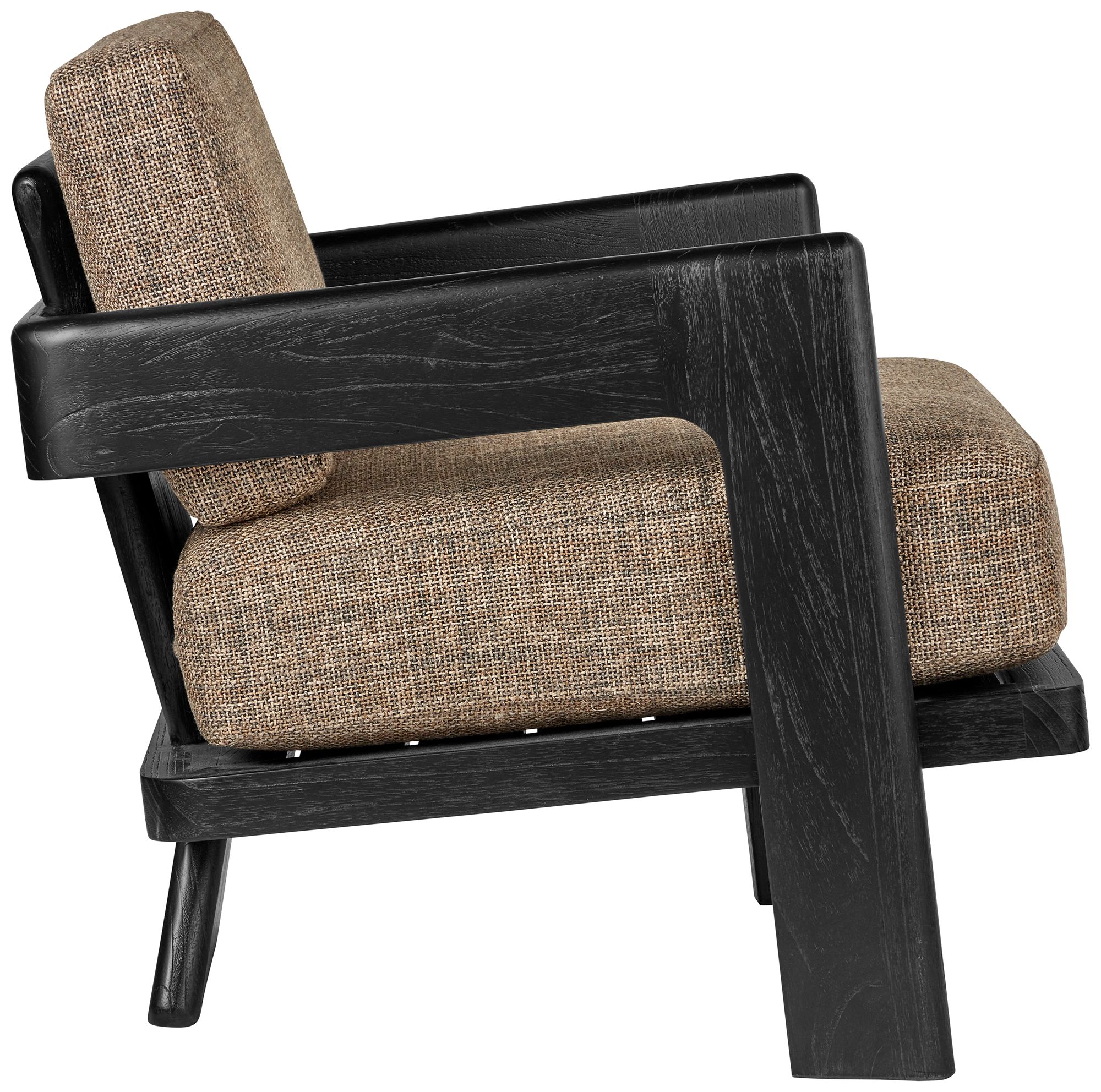 Image 3 Currey & Company Upholstered Theo Lounge Chair, Rig Otter more views