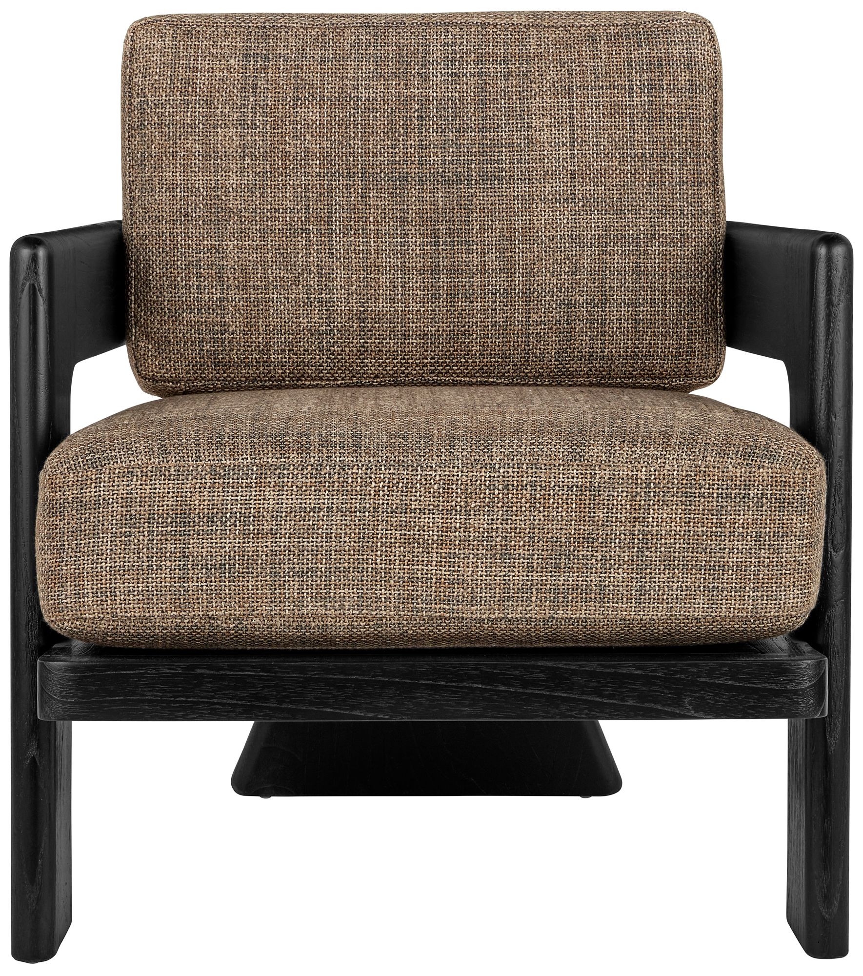 Image 4 Currey & Company Upholstered Theo Lounge Chair, Rig Otter more views