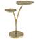 Currey and Company Utopia Antique Gold Taro Accent Table