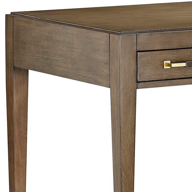 Image 3 Currey and Company Verona 60" Wide Chanterelle 3-Drawer Desk more views