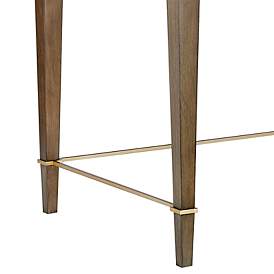 Image4 of Currey and Company Verona 60" Wide Chanterelle 3-Drawer Desk more views