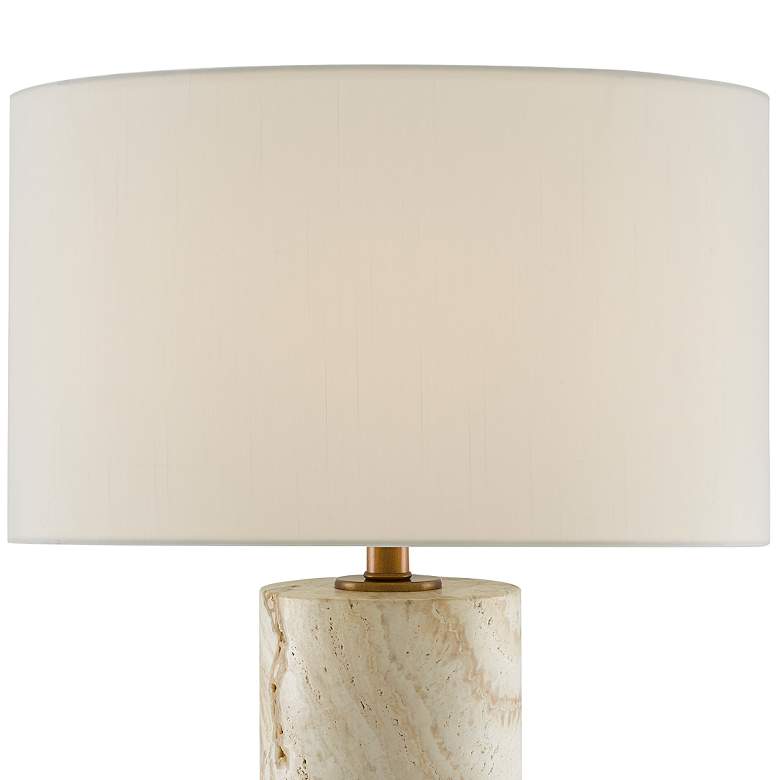 Image 3 Currey & Company Vespera Beige Marble Table Lamp more views