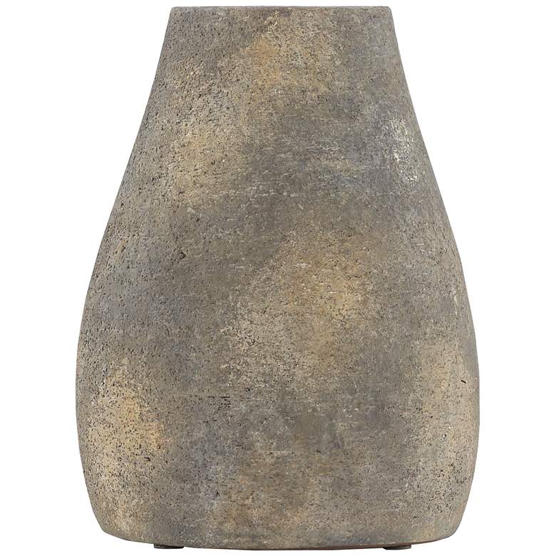 Image 1 Currey and Company Vesuvius Tobacco 12 1/4"H Terracotta Vase