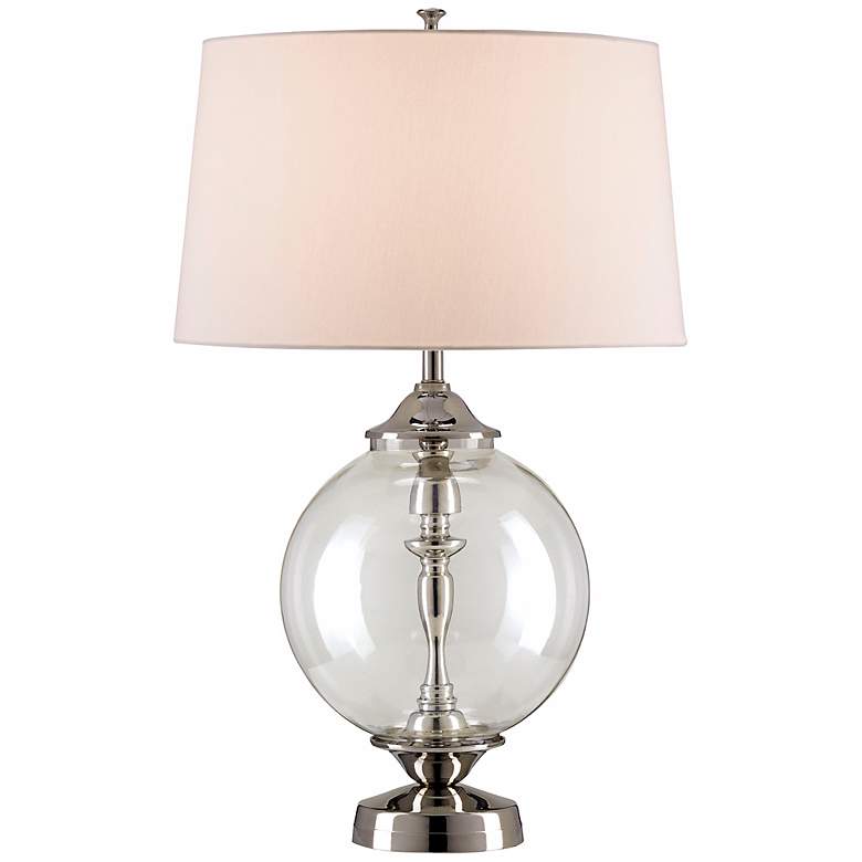 Image 1 Currey and Company Viewpoint Clear Glass Table Lamp