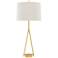 Currey and Company Vilette Antique Gold Leaf Table Lamp
