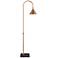 Currey & Company Vision 56" Brass and Granite Arc Floor Lamp