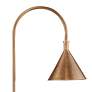 Currey &amp; Company Vision 56" Brass and Granite Arc Floor Lamp in scene