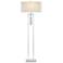Currey & Company Vitale 69 1/2" Crystal Accent Modern Floor Lamp