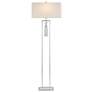 Currey &amp; Company Vitale 69 1/2" Crystal Accent Modern Floor Lamp