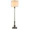 Currey and Company Whigmore Tarnished Silver Floor Lamp