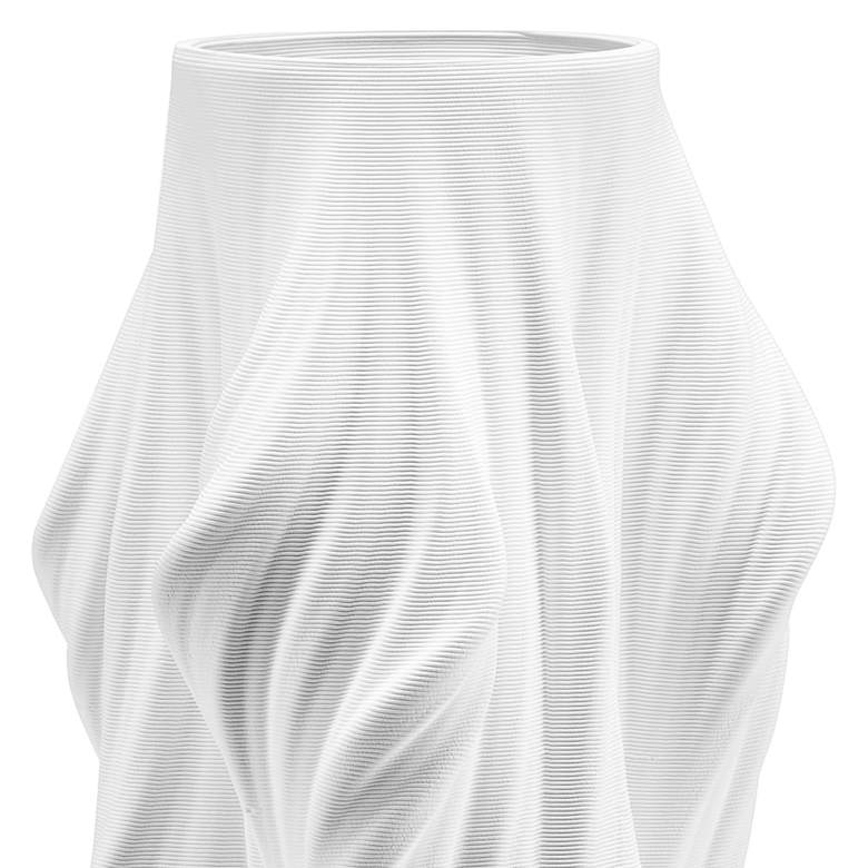 Image 2 Currey and Company Yin White 18" High Decorative Vase more views