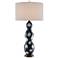 Currey and Company Yoshis Blue and White Ceramic Table Lamp