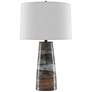 Currey &amp; Company Zadoc Terracotta Natural Cloud Table Lamp