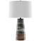 Currey & Company Zadoc Terracotta Natural Cloud Table Lamp