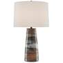 Currey &amp; Company Zadoc Terracotta Natural Cloud Table Lamp