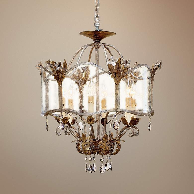 Image 1 Currey and Company Zara 6-Light 20" Wide Pendant Light