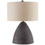 2_Currey & Company Zea 27 3/4" Modern Black Terracotta Table Lamp