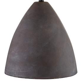 Image4 of Currey & Company Zea 27 3/4" Modern Black Terracotta Table Lamp more views