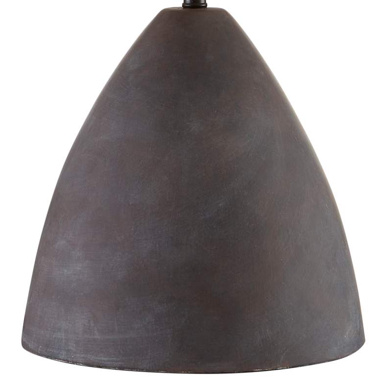 Image 4 Currey & Company Zea 27 3/4" Modern Black Terracotta Table Lamp more views