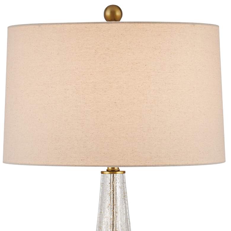 Image 2 Currey & Company Zyphyrine Antique Brass Glass Table Lamp more views