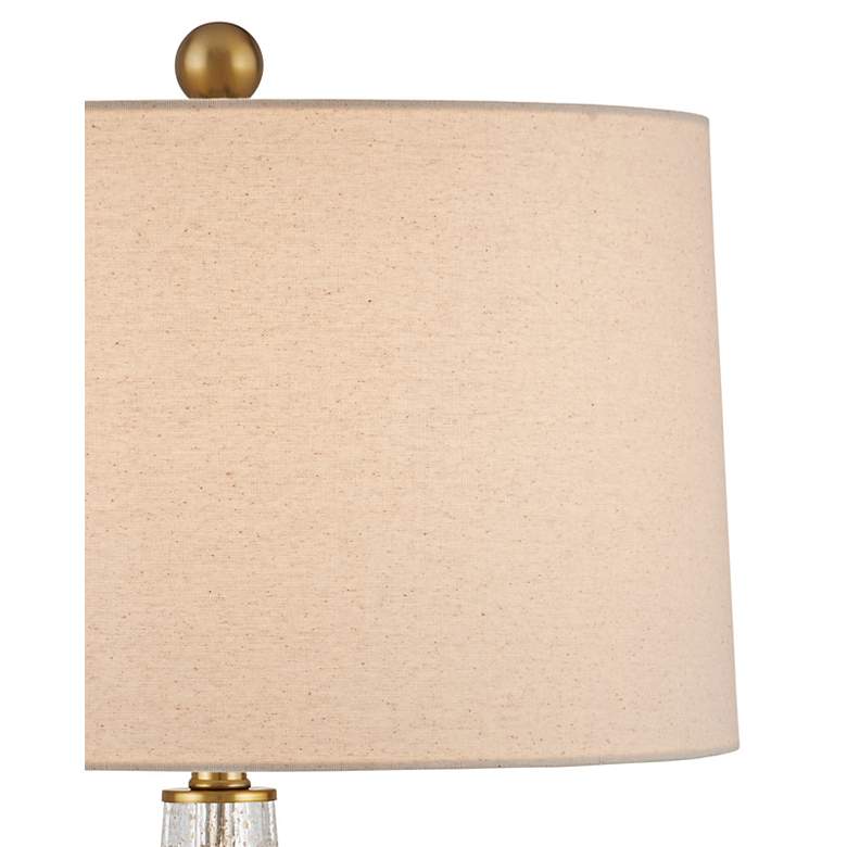 Image 3 Currey & Company Zyphyrine Antique Brass Glass Table Lamp more views