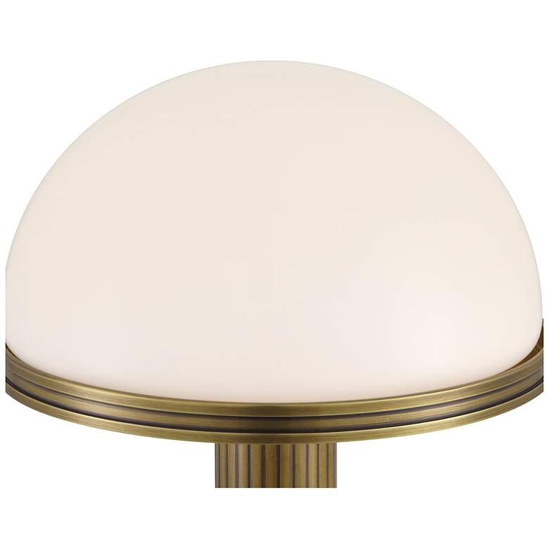 Image 2 Currey & Company 10.25" Promenade Brass Cordless Rechargeable Table Lamp more views