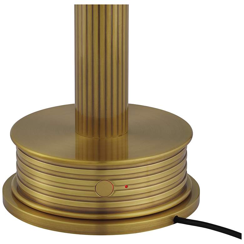 Image 5 Currey & Company 10.25" Promenade Brass Cordless Rechargeable Table Lamp more views