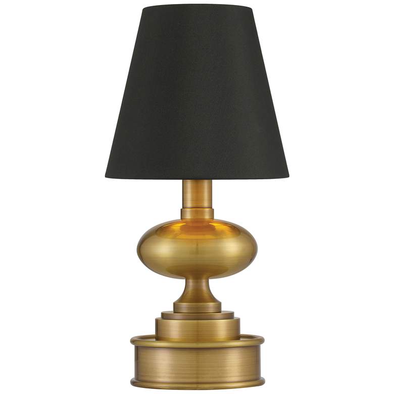 Image 1 Currey & Company 12.0" Galavant Brass Cordless Rechargeable Table Lamp