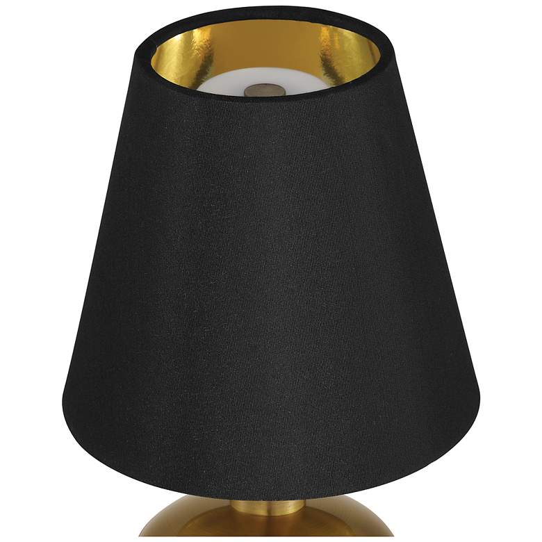 Image 4 Currey & Company 12.0" Galavant Brass Cordless Rechargeable Table Lamp more views