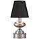 Currey & Company 12.0" Galavant Nickel Cordless Rechargeable Table Lamp