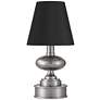 3_Currey & Company 12.0" Galavant Nickel Cordless Rechargeable Table Lamp more views