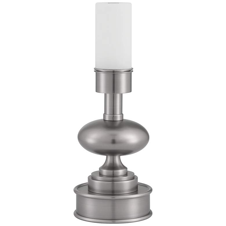 Image 5 Currey & Company 12.0" Galavant Nickel Cordless Rechargeable Table Lamp more views