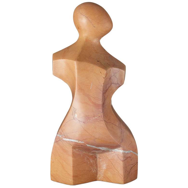 Image 1 Currey & Company 12.25" x 6" x 4" Giada Rosa Large Bust Sculpture