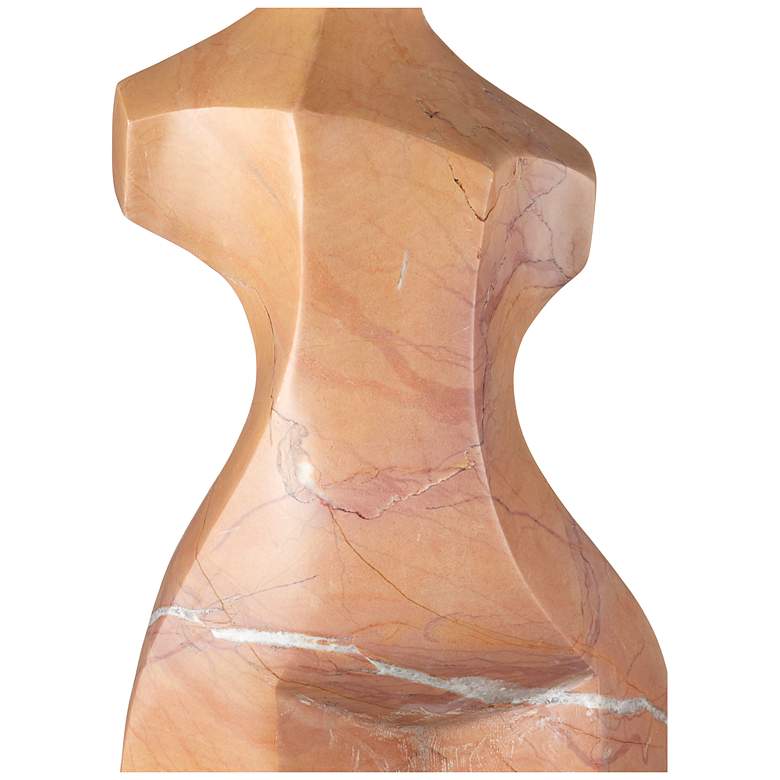 Image 2 Currey & Company 12.25" x 6" x 4" Giada Rosa Large Bust Sculpture more views
