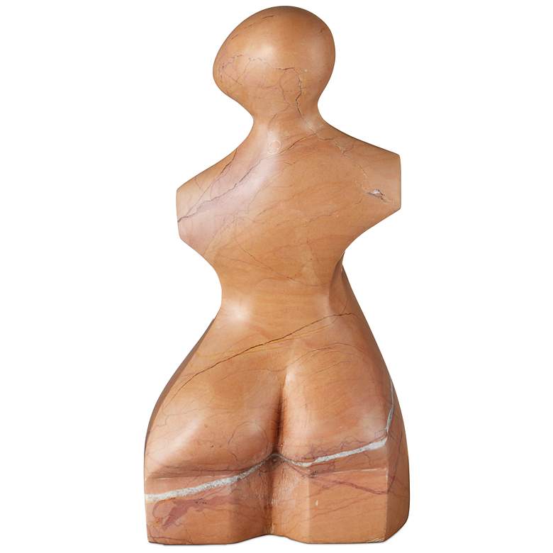 Image 3 Currey & Company 12.25" x 6" x 4" Giada Rosa Large Bust Sculpture more views