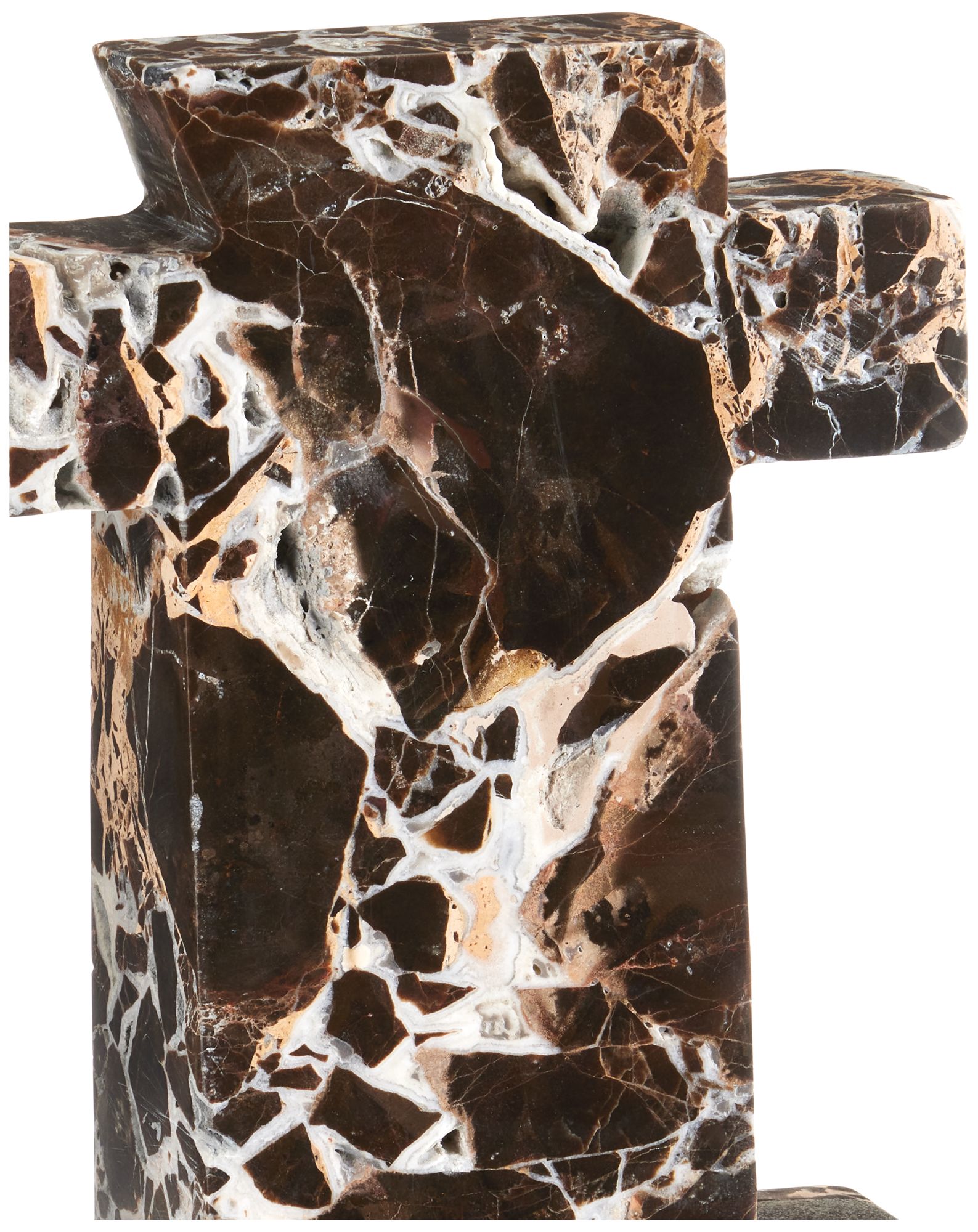 Image 3 Currey & Company 13.5" x 4" x 10" Blount Marble Object more views